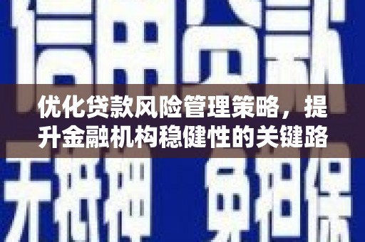 矿区优化贷款风险管理策略，提升金融机构稳健性的关键路径