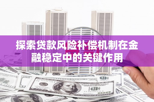 矿区探索贷款风险补偿机制在金融稳定中的关键作用