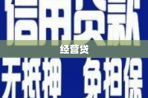 矿区经营贷