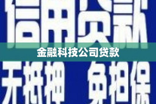 矿区金融科技公司贷款