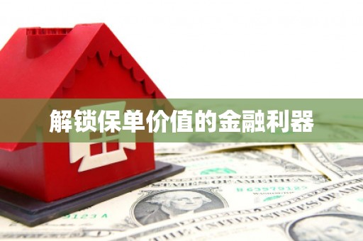 矿区解锁保单价值的金融利器