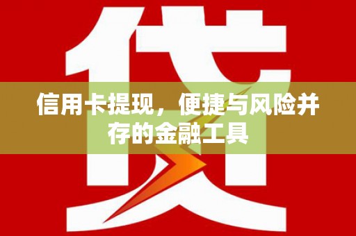矿区信用卡提现，便捷与风险并存的金融工具
